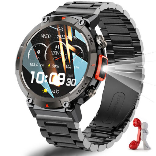Elosung Outdoor Smartwatch with Flashlight – image 2