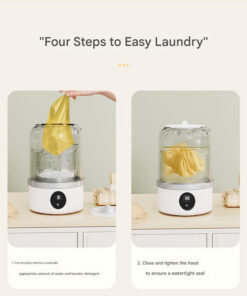Elosung Mini Washing Machine USB Rechargeable - Image 7