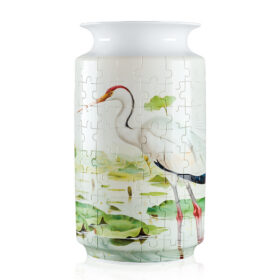 Elosung 3D Puzzle Vase with Waterproof Liner – image 1