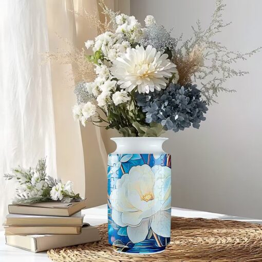 Elosung 3D Puzzle Vase with Waterproof Liner – image 3
