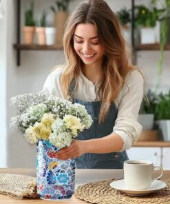 Elosung 3D Puzzle Vase with Waterproof Liner - Image 4