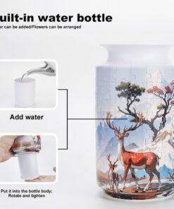 Elosung 3D Puzzle Vase with Waterproof Liner - Image 6