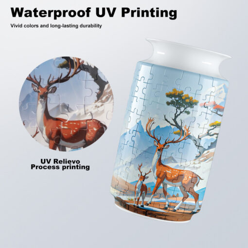 Elosung 3D Puzzle Vase with Waterproof Liner – image 8