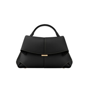 Elosung Cowhide Leather Satchel with Top Handle – image 1