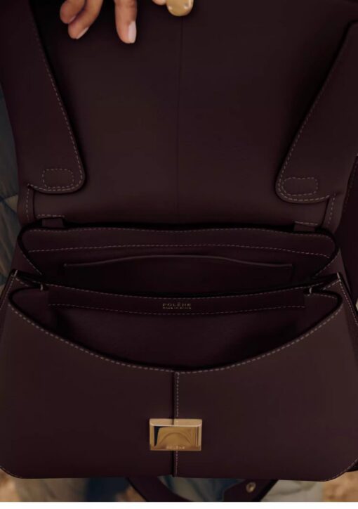 Elosung Cowhide Leather Satchel with Top Handle – image 3