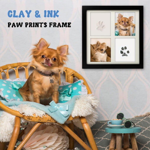 Elosung Mess-Free Pet Paw Print Frame – image 2