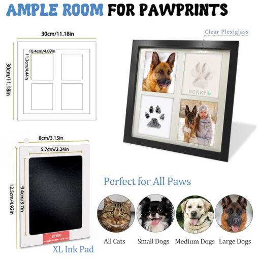 Elosung Mess-Free Pet Paw Print Frame – image 6
