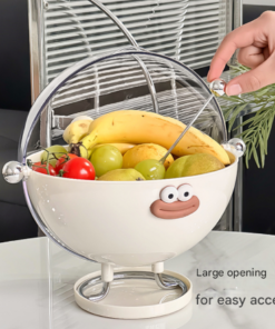 Elosung Covered Fruit Bowl with Flip Lid - Image 4