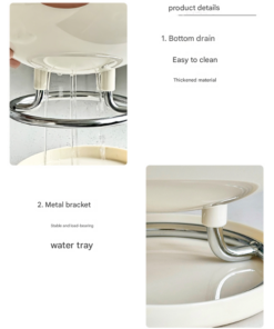 Elosung Covered Fruit Bowl with Flip Lid - Image 6