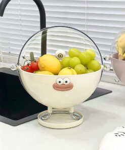 Elosung Covered Fruit Bowl with Flip Lid - Image 8
