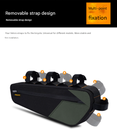 Elosung Waterproof Bicycle Frame Bag 2.5L – image 4