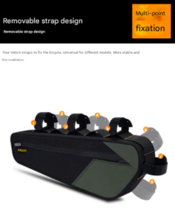 Elosung Waterproof Bicycle Frame Bag 2.5L - Image 4