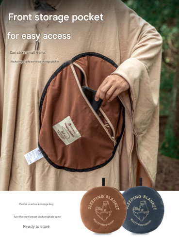 Elosung Wearable 4-in-1 Fleece Sleeping Bag – image 4