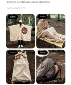 Elosung Wearable 4-in-1 Fleece Sleeping Bag - Image 6