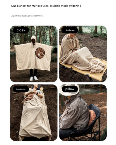 Elosung Wearable 4-in-1 Fleece Sleeping Bag – image 6