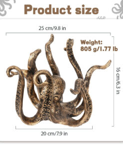 Elosung Blue Octopus Resin Mug Holder - Image 3