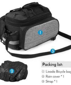 Elosung Padded Waterproof Rear Rack Bag - Image 4