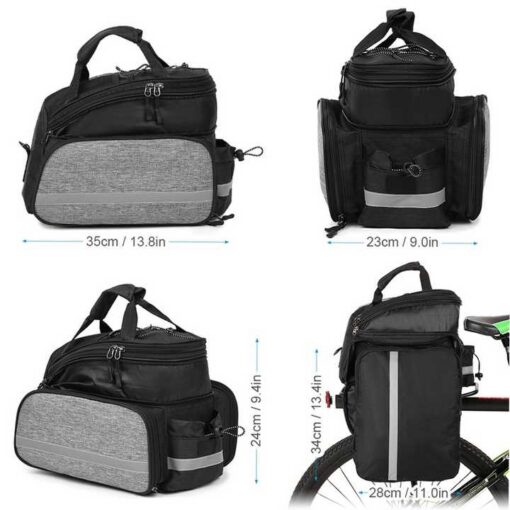 Elosung Padded Waterproof Rear Rack Bag – image 5