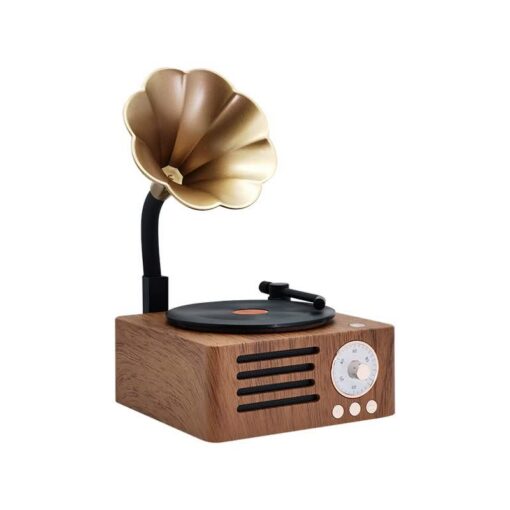 Elosung Gramophone Bluetooth Speaker with TF and USB – image 2