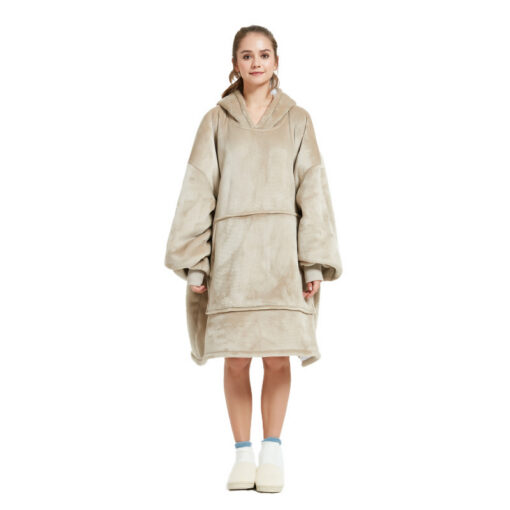 V888-ELOSUNG33446-202506241020-00.jpg Elosung Wearable Blanket Hoodie with Giant Pocket – image 1