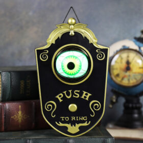 Elosung Animated Eyeball Doorbell with Green Light – image 1