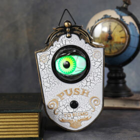 Elosung Animated Eyeball Doorbell with Green Light – image 1