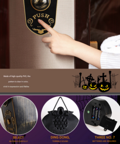 Elosung Animated Eyeball Doorbell with Green Light - Image 4