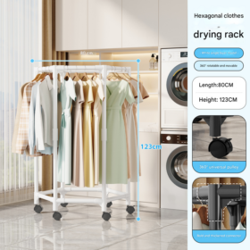Elosung 360 Degree Rotating Garment Rack – image 1