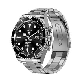 Elosung Stainless Steel Smartwatch with Timer Bezel – image 1