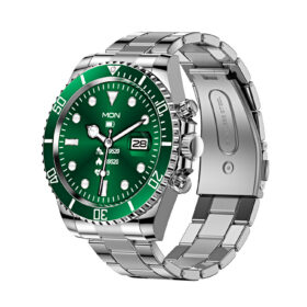 Elosung Stainless Steel Smartwatch with Timer Bezel – image 1
