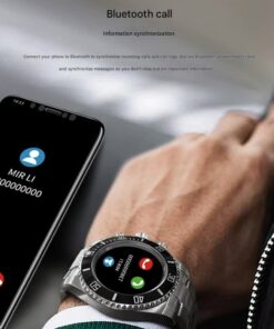 Elosung Stainless Steel Smartwatch with Timer Bezel - Image 4