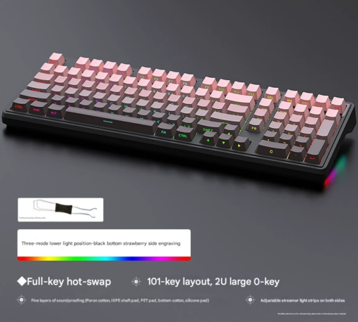 Elosung RGB Mechanical Keyboard with Hot-Swap PCB – image 1