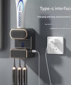 Elosung Automatic UVC Toothbrush Holder & Dispenser - Image 2