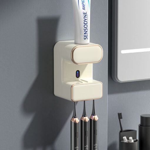 V888-ELOSUNG35590-202507041041-00.jpg Elosung UVC Toothbrush Holder & Toothpaste Dispenser – image 1