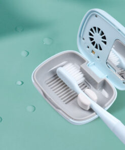 Elosung UVC Toothbrush Steriliser Case with Drying Fan - Image 2