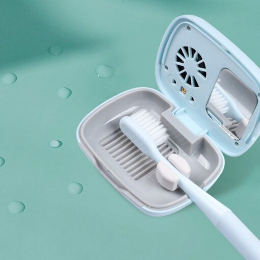 Elosung UVC Toothbrush Steriliser Case with Drying Fan – image 2