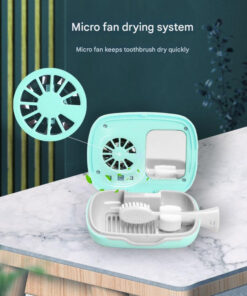 Elosung UVC Toothbrush Steriliser Case with Drying Fan - Image 4