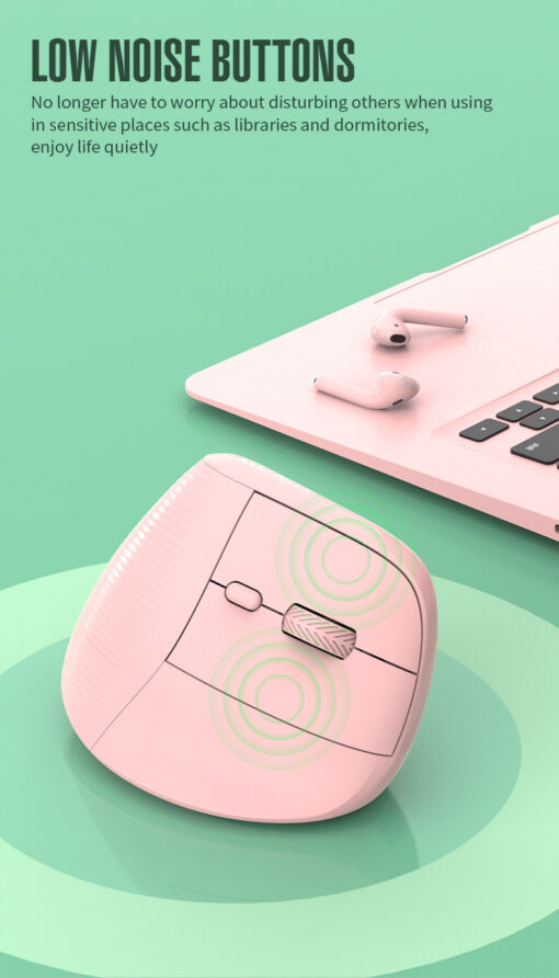 Elosung Vertical Wireless Mouse, Dual Mode – image 7