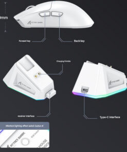Elosung Wireless Gaming Mouse with RGB Dock - Image 8