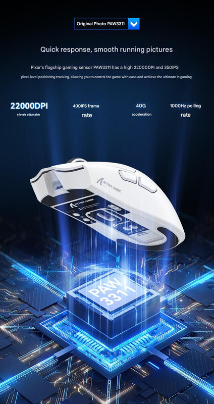 Elosung Tri Mode Gaming Mouse with RGB Dock – image 3