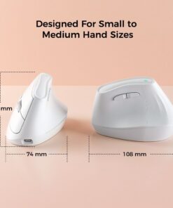 Elosung Ergonomic Vertical Mouse, 3-Device Wireless - Image 5