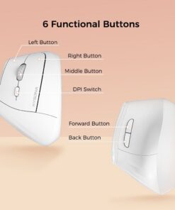 Elosung Vertical Mouse with Bluetooth & 2.4G - Image 6