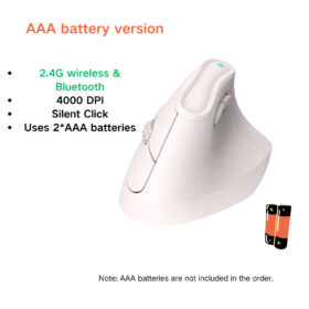 Elosung Vertical Mouse, Bluetooth 5.0, 3 Devices – image 1