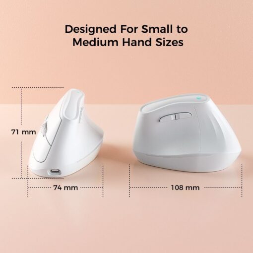 Elosung Vertical Mouse, Bluetooth 5.0, 3 Devices – image 5
