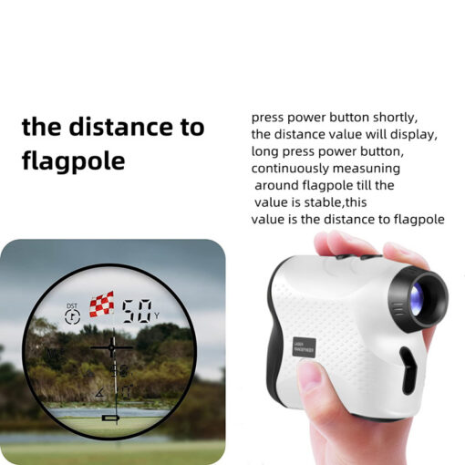 Elosung Golf Laser Rangefinder 500 Metre Range – image 3