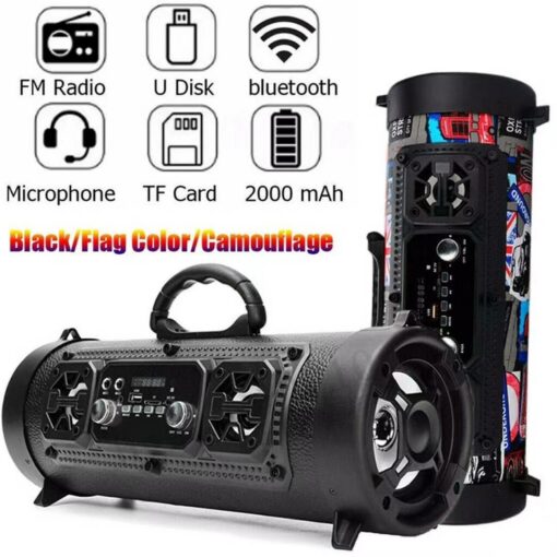 Elosung Portable Bluetooth Speaker with FM Radio – image 2