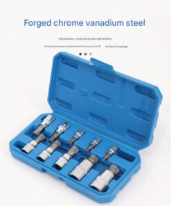 Elosung 10 Piece M Type Spline Socket Set Chrome Steel - Image 4