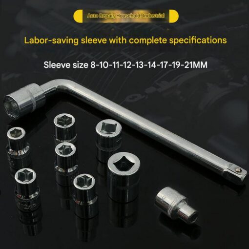 Elosung Two 10-Piece L-Shaped Socket Sets – image 2