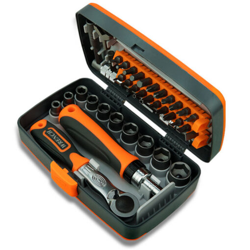 V888-ELOSUNG35761-202507250934-00.jpg Elosung Ratchet Tool Set with CR-V Bits – image 1