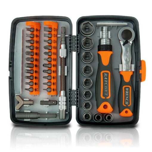 Elosung Ratchet Tool Set with CR-V Bits – image 2
